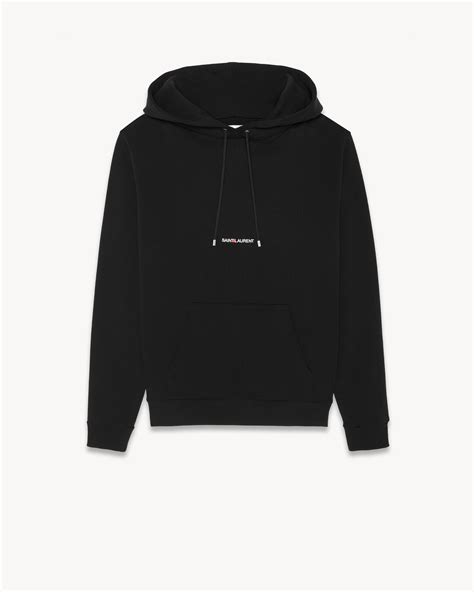 black ysl crewneck sweatshirt|YSL knitted hoodie.